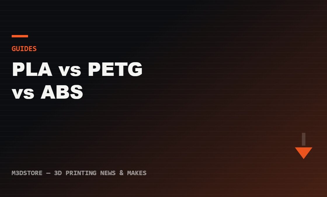 PLA vs PETG vs ABS: Which Filament Should You Actually Print With?