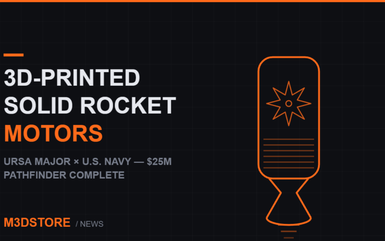Ursa Major Wraps $25M Navy Pathfinder, Proving 3D-Printed Solid Rocket Motors Can Scale