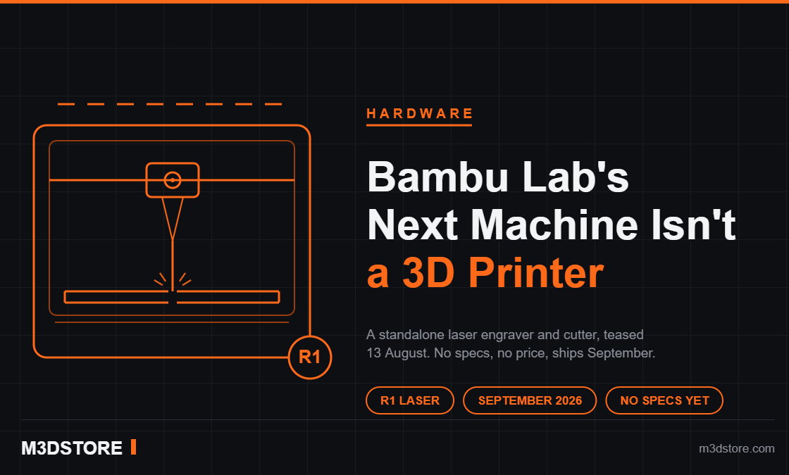 Bambu Lab’s Next Machine Isn’t a 3D Printer — the R1 Laser Lands in September
