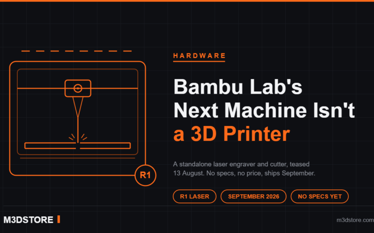 Bambu Lab’s Next Machine Isn’t a 3D Printer — the R1 Laser Lands in September
