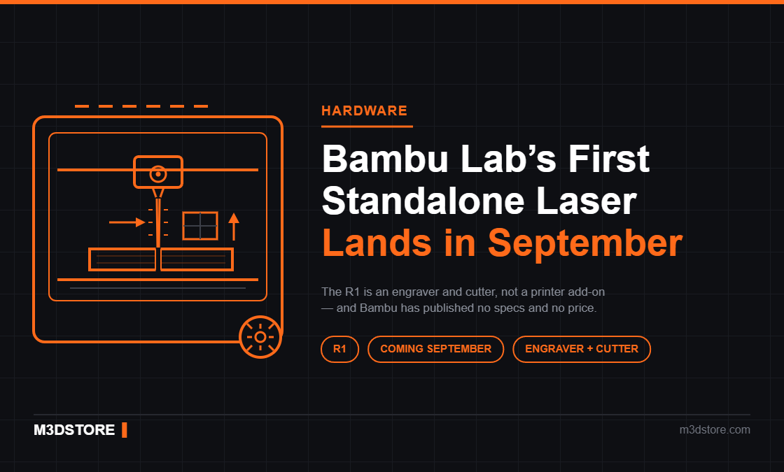 Bambu Lab’s First Standalone Laser Is Coming in September — and That’s Nearly All We Know