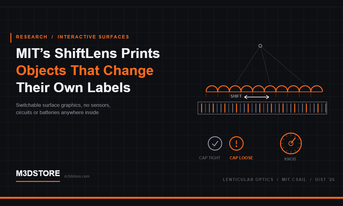 MIT’s ShiftLens Prints Objects That Change Their Own Labels — No Electronics Inside