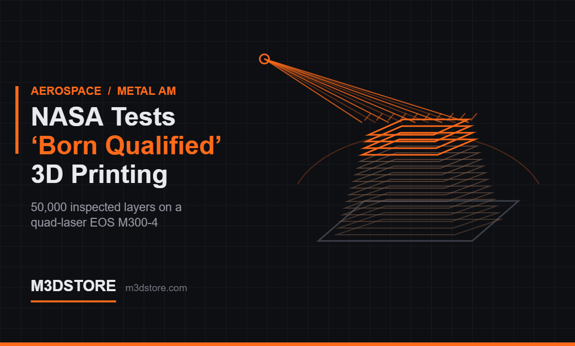 NASA Is Testing ‘Born Qualified’ Metal 3D Printing — 50,000 Layers at a Time